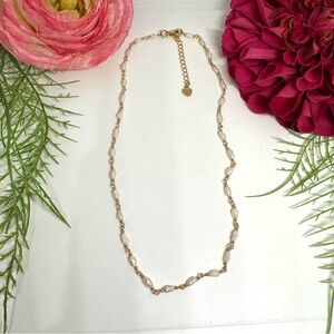 NEW⚜️Freshwater Pearl Hand Linked Necklace